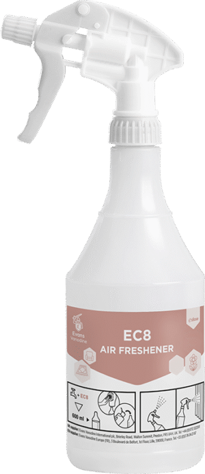 EC8 AIR FRESHENER SPRAY BOTTLE & TRIGGER 6x3