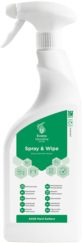 SPRAY & WIPE 6x705ML