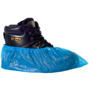 CPE Disposable Overshoes - Blue 1x100